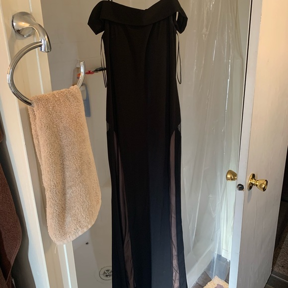 Black Dress, Prom Dress, Black Gown - Picture 2 of 3